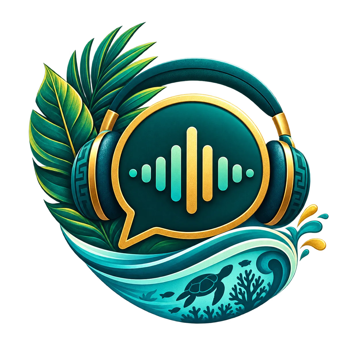 Belize language and audio emblem