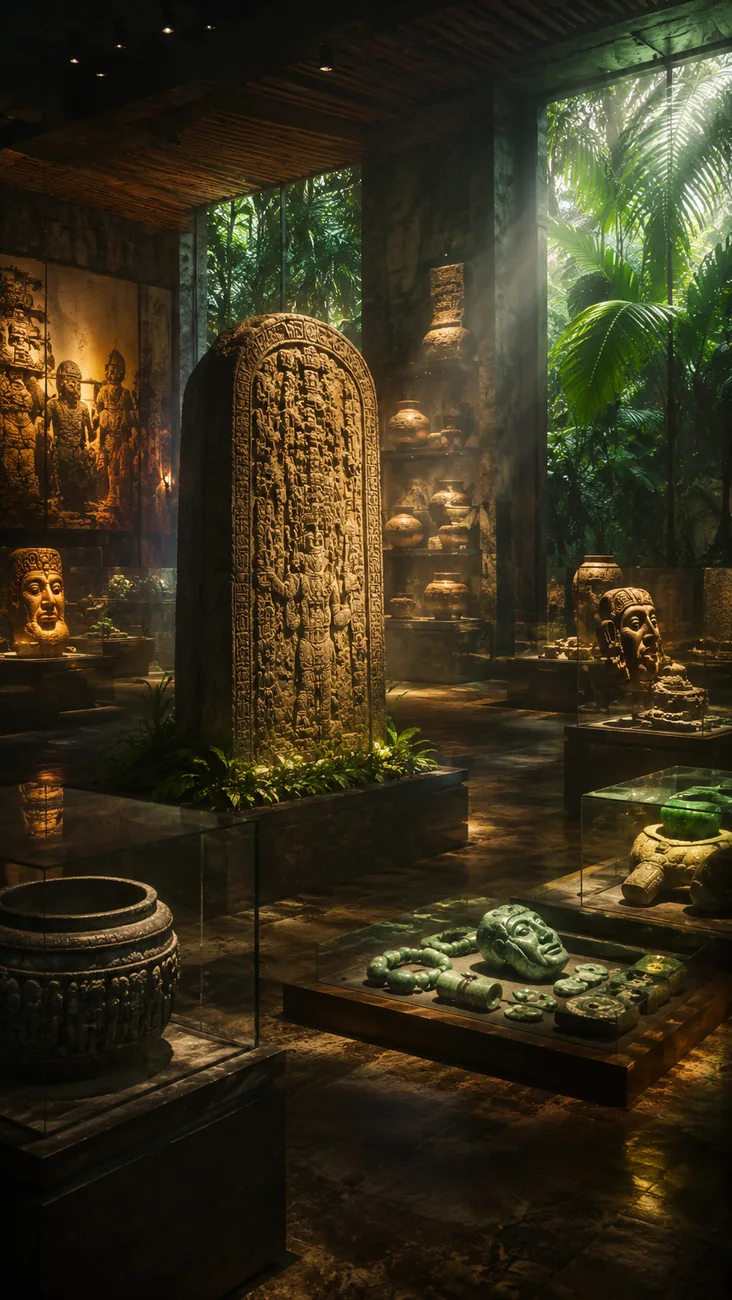 Museum and heritage interpretation setting in Belize